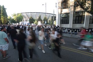 You (i.e. Kanye West) gathered 70 thousand people in Tbilisi stadium. This is the largest concert in Georgia’s history. Some spectators complained about the sound, but other than that everyone was happy