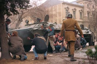 Уличные бои в Бухаресте. 24 декабря 1989 года