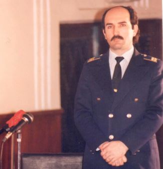 Алимурадов на суде в Харбине, 1986 год