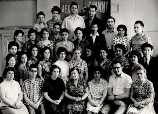 Цикл повышения квалификации врачей — детских психиатров, 1964 год. Груня Ефимовна Сухарева — в нижнем ряду, в центре