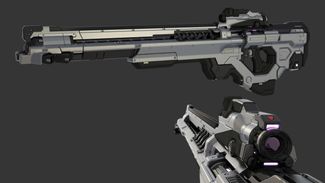 Кэмерон Керби: «Вихревое ружье — первая снайперская винтовка в истории франшизы. Мы пытались создать модель, которая выглядит изящно, но мощно».
