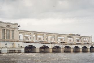 The Uglich Hydroelectric Station. May 2025.