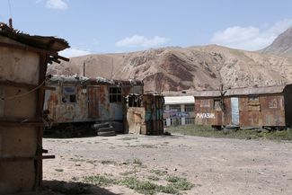 A Kyrgyz village near the border with Xinjiang, summer 2018