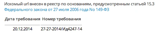 Скриншот с сайта http://398-fz.rkn.gov.ru/