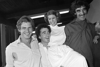 На съемках телепередачи о «Звездных войнах» в 1978 году