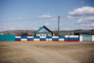 All of the stores in Selenduma ran out of Russian and Buryatian flags in the lead-up to the village’s patriotic motor rally