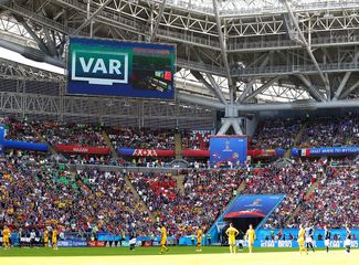 <br>Матч сборных Франции и Австралии в Казани, 16 июня 2018 года