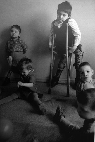 Игровая комната в доме ребенка в Ульяновской области. 1981 год