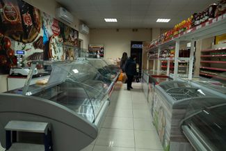 A grocery store in Stepanakert. January 7, 2023.