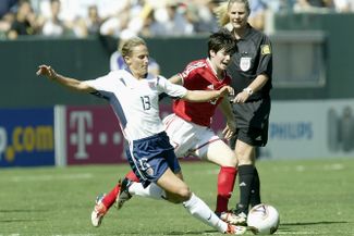 Матч США и Канады за третье место на чемпионате мира. 2003 год