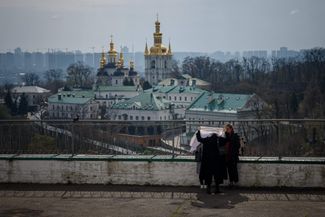 Вербное воскресенье в Киево-Печерской лавре. 9 апреля 2023 года