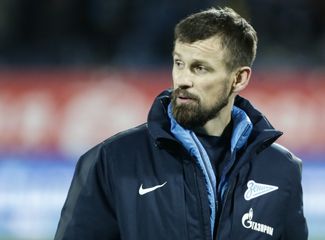 Сергей Семак — тренер (но пока еще не главный!) «Зенита». Март 2015 года