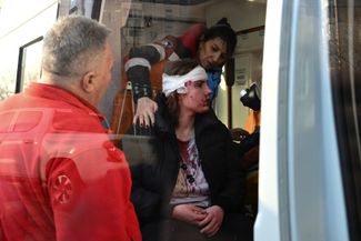 Zaporozhye resident, injured during a Russian airstrike, March 14, 2026