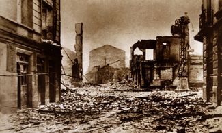 Герника после бомбардировки