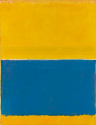 Картина Марка Ротко «Без названия (Желтое и голубое)»