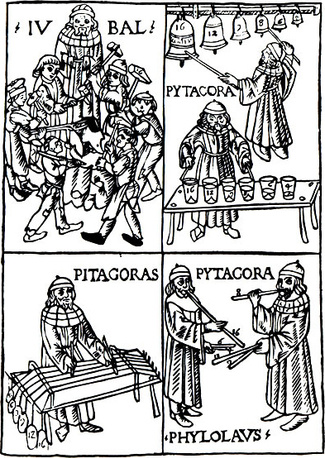 Акустические опыты Пифагора. Франкино Гафурио. Теория музыки. 1492 год
