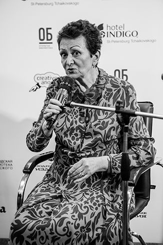 Екатерина Гениева на «Открытой библиотеке». Санкт-Петербург, июнь 2015-го