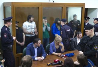 Обвиняемые по делу об убийстве Бориса Немцова
