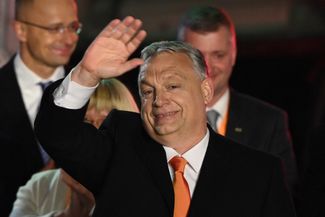 Виктор Орбан после выборов. 3 апреля 2022 года