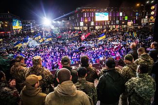 Митинг „За единую Украину“ в Днепропетровске. 28 марта 2015-го