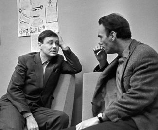 Олег Табаков с Алексеем Баталовым. 5 сентября 1962 года