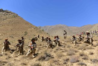 Бойцы сил сопротивления на севере Панджшера. 2 сентября 2021 года