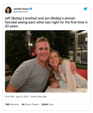 Младший брат Бобби Макилвейна Джефф и несостоявшаяся невеста Бобби Джен встретились впервые после его гибели 20 лет назад
