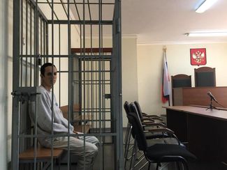 Vyacheslav Lukichev in court, November 2019