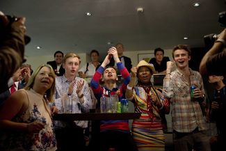 Сторонники «Брекзита» наблюдают за подсчетом голосов в Лондоне