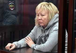 Бывшая глава инспекции государственного строительного надзора Кемеровской области Танзилия Комкова в суде, 31 марта 2018 года
