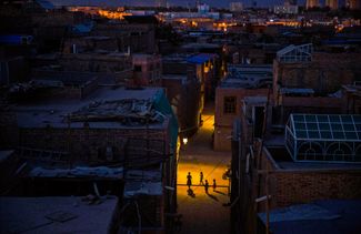 Старый город в Кашгаре, 31 июля 2014 года