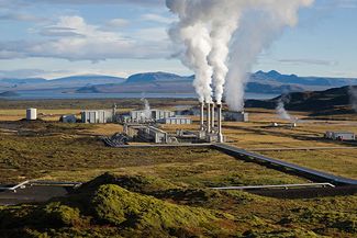 Геотермальная станция Nesjavellir в Исландии