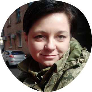 Катерина Украинцева, депутат городского совета и доброволец территориальной обороны