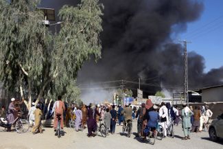 Кандагар во время противостояния между талибами и правительственными войсками, 12 августа 2021 года