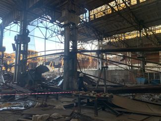 После пожара в НИИ «Кристалл». Апрель 2019 года