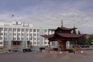 Arata Square in Kyzyl