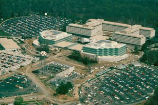 The CIA headquarters in Langley, Virginia.