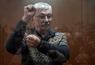 Олег Орлов в Головинском суде. 27 февраля 2024 года
