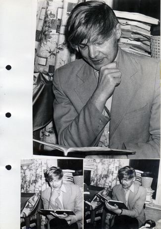 Венедикт Ерофеев читает поэму «Москва-Петушки» на вечере в квартире Александра Кривомазова. 9 марта 1980 года<br><br>
