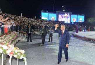 Ислам Каримов на Дне независимости в Узбекистане, 1 сентября 2014 года