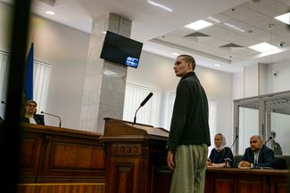 Свидетель на процессе, рядовой российской армии Иван Мальтисов, взятый в плен украинскими военными