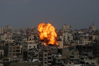 Израильский авиаудар по Газе. 6 августа 2022 года