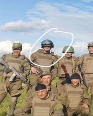 According to human rights defender Alyona Popova and Vera Pekhteleva’s mother Oskana, the person circled in this photo is Vladislav Kanyus. When and where the photo was taken is unclear.