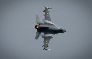 Тестовый полет F-16, 4 августа 2024 года