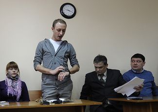 Режиссер Тимофей Кулябин на заседании мирового суда Центрального района Новосибирска, 5 марта 2015-го