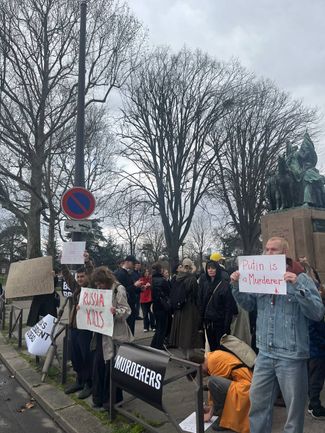 A protest in Paris