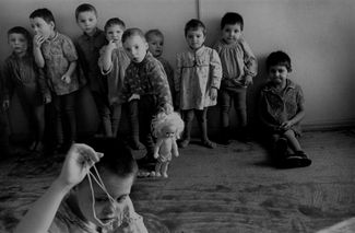 Игровая комната в доме ребенка в Ульяновской области. 1983 год