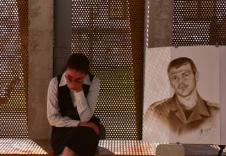 The memorial to the victims of the Beslan school siege. September 1, 2024.