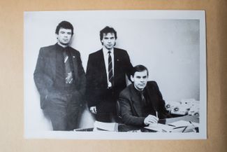 Евгений Бакин с коллегами по работе в прокуратуре