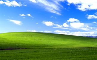 Чем запомнится Windows XP: обои для рабочего стола «Безмятежность»